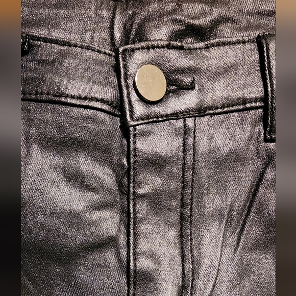 Venti6 High-Rise Coated Skinny Jeans Size L - Picture 7 of 10
